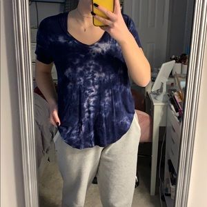 Blue tye dye American Eagle T shirt